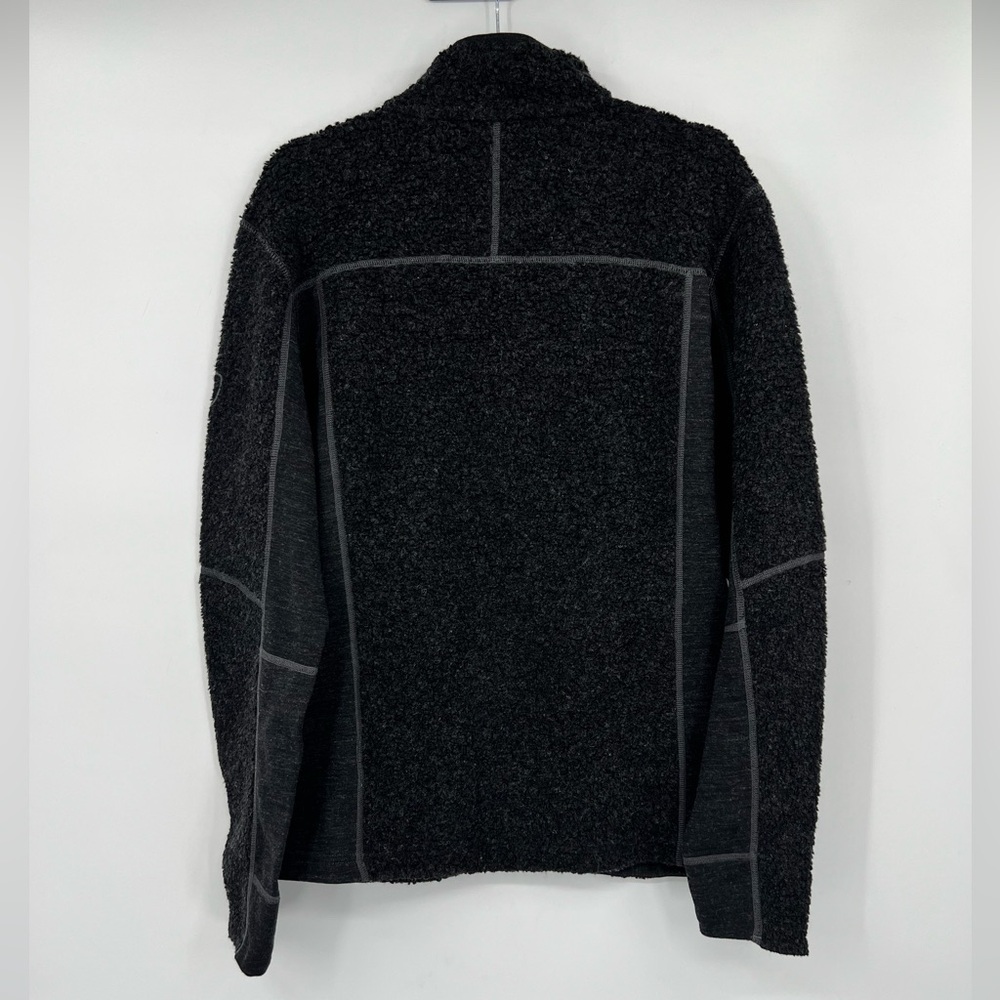 🆕 NWT KÜHL Naturafleece FZ Fleece Jacket Wool Blend Zip Closure Pockets Sz Large - Picture 4 of 14